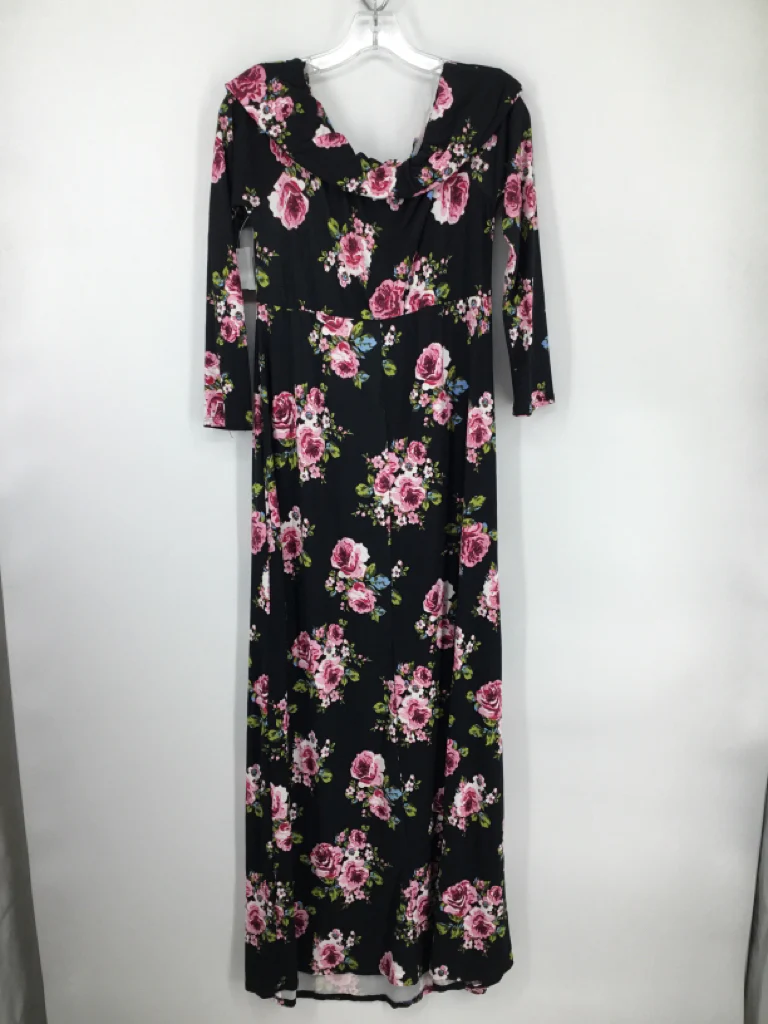 Pink Blush Size M Poly Blend Dress - Maternity - Image 3