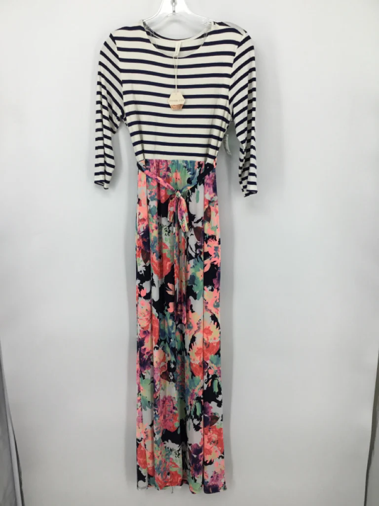 Pink Blush Size M Poly Blend Dress - Maternity