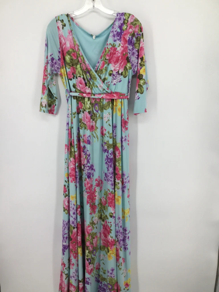 Pink Blush Size XL Poly Blend Dress - Maternity