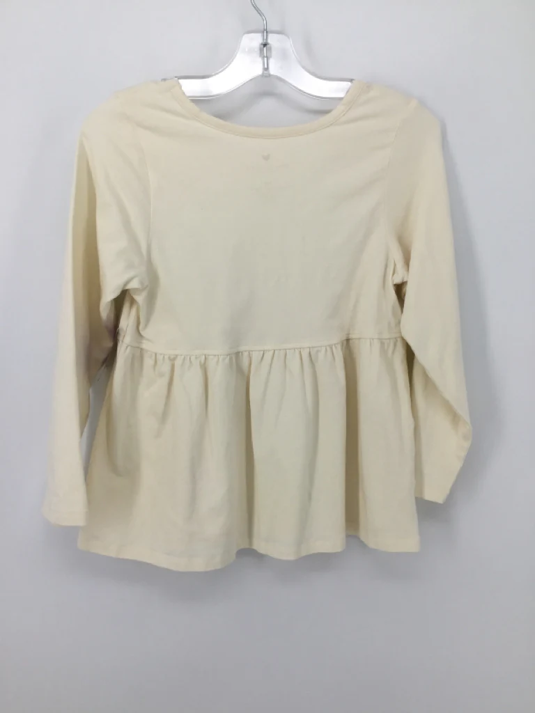 Pink Chicken Child Size 10 Cream Shirt - girls - Image 2