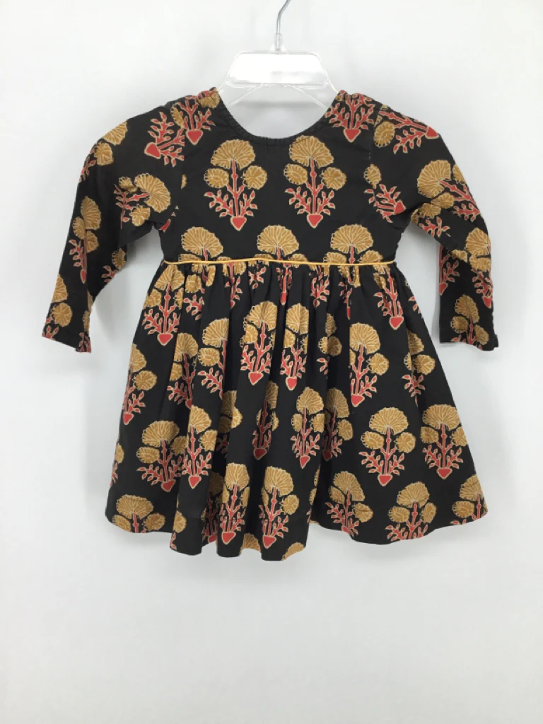 Pink Chicken Child Size 3-6 Months Brown Dress - girls