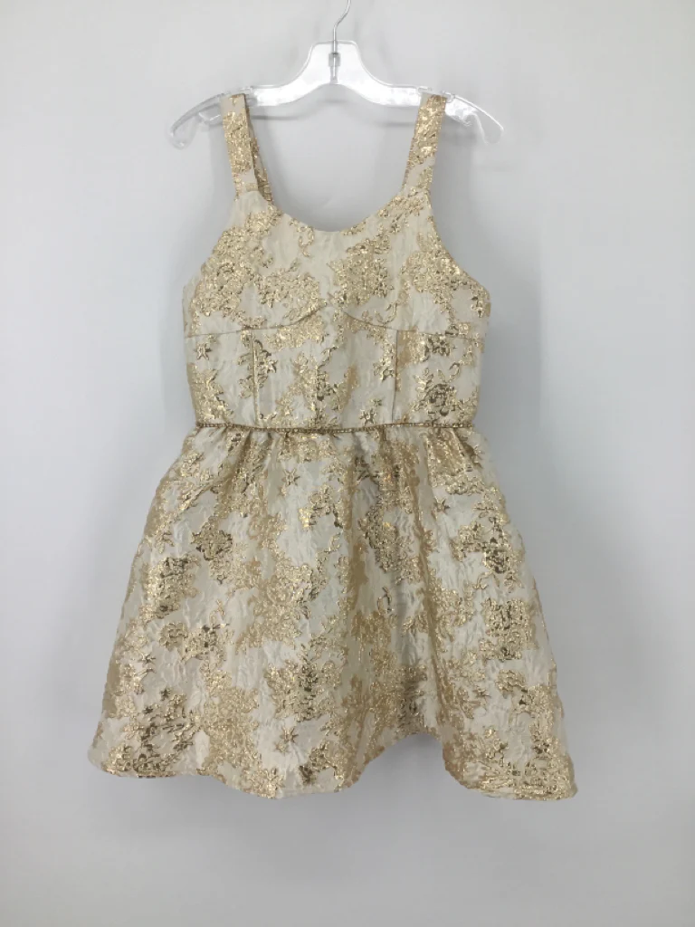 Pink & Violet Child Size 10 Tan Dress - girls
