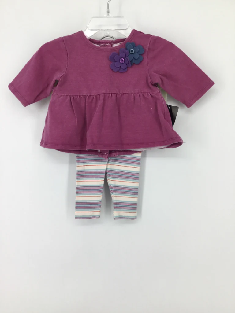 Pippa & Julie Child Size 0-3 Months Pink Outfit - girls
