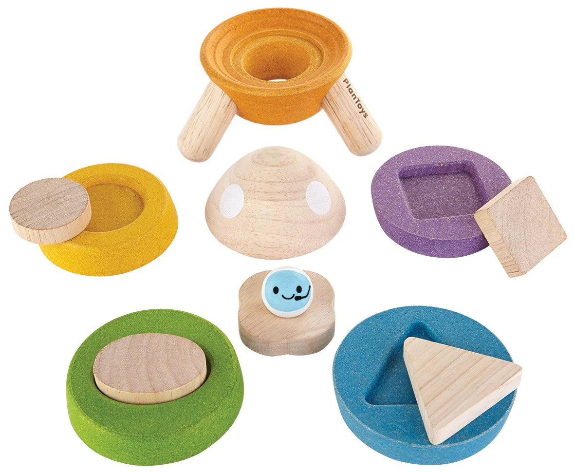 Plan Toys - Stacking Rocket - Image 2