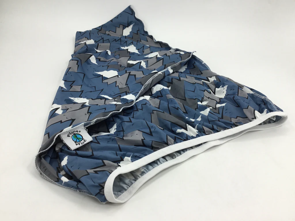 Planet Wise Blue Print Wet Bag