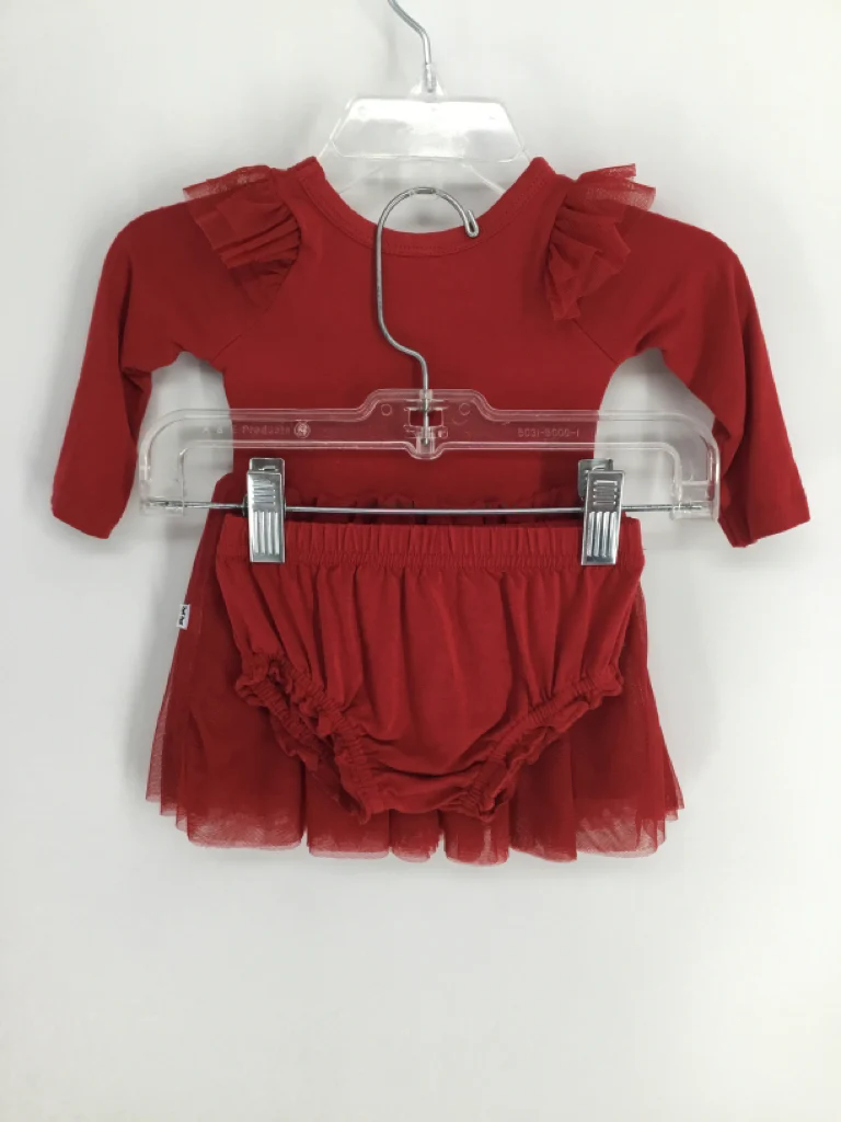 Play by Little Sleepies Child Size 0-3 Months Red Dress - girls - Image 2