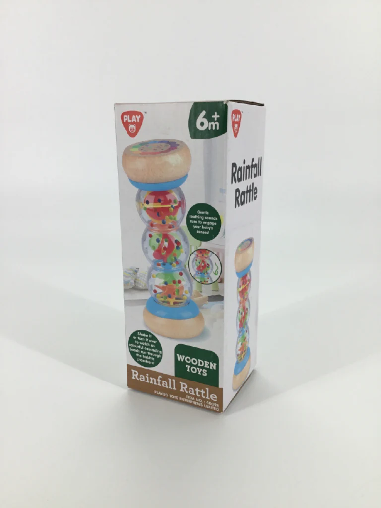 Play Wooden Rainfall Rattle