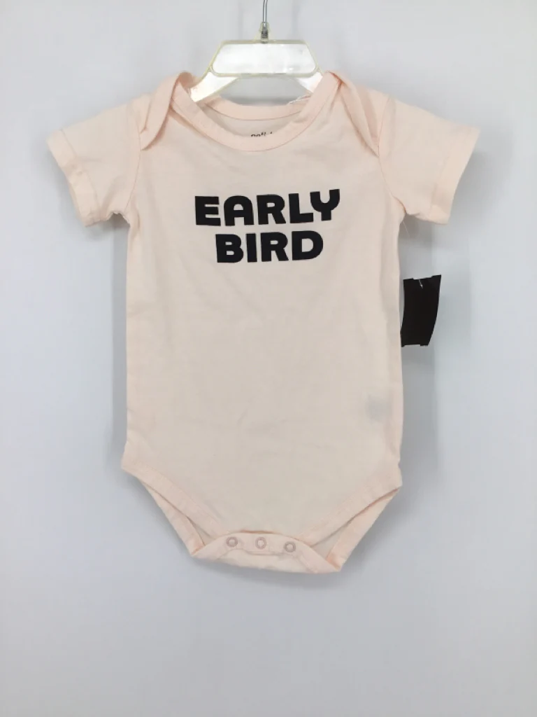 Polished Prints Child Size 12 Months Pink Onesie