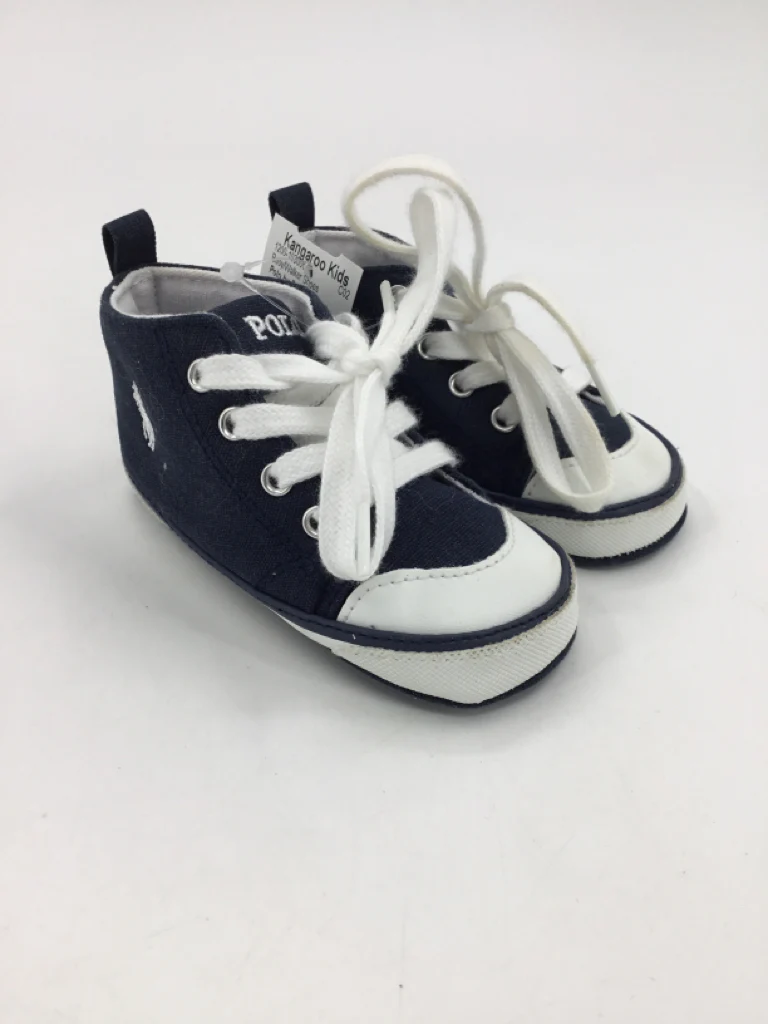 Polo by Ralph Lauren Child Size 4 Toddler Navy Baby/Walker Shoes