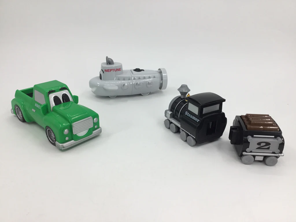 Popular Playthings Magnetic Vehicles Set of 4