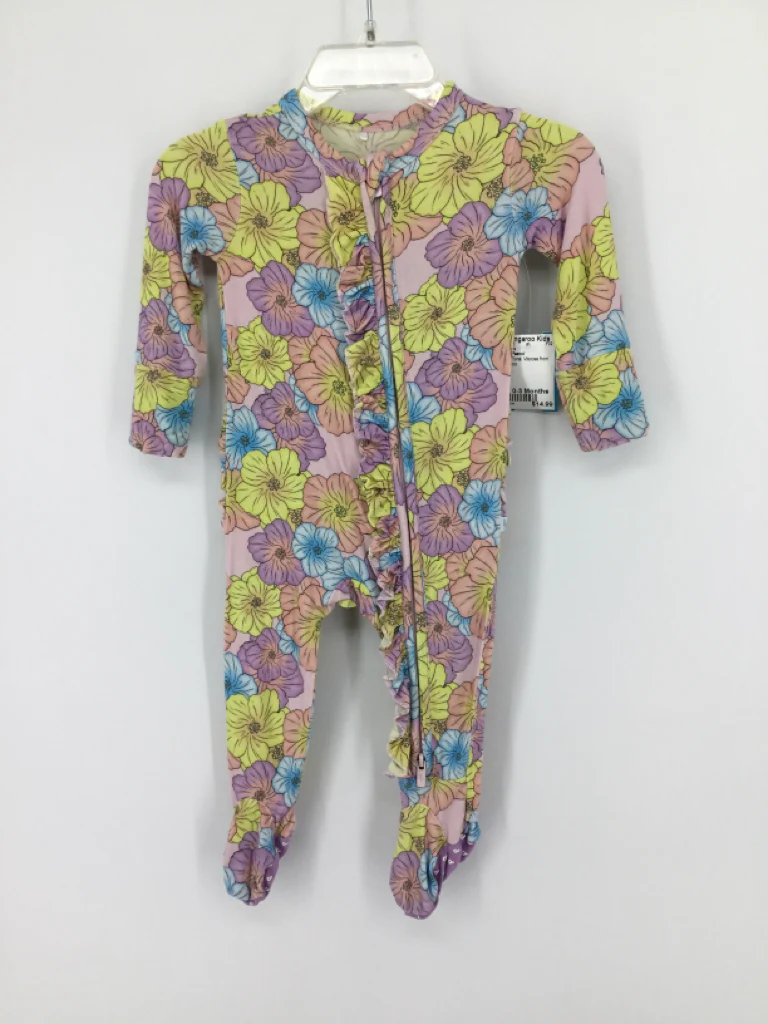 Posh Peanut Child Size 0-3 Months Pink Sleepers