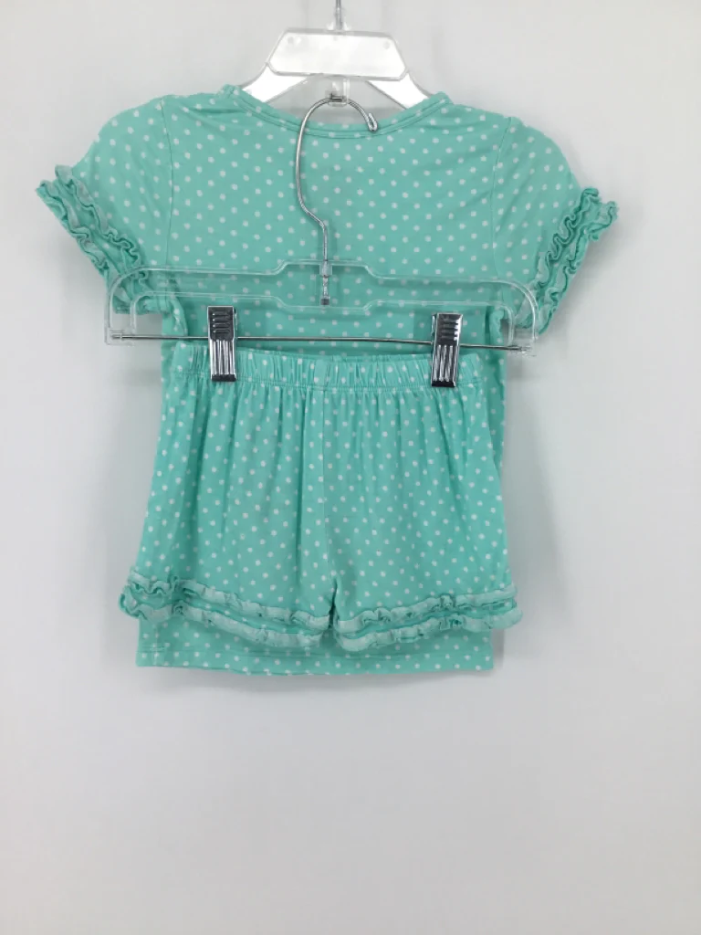 Posh Peanut Child Size 2 Blue Pajamas - girls - Image 2
