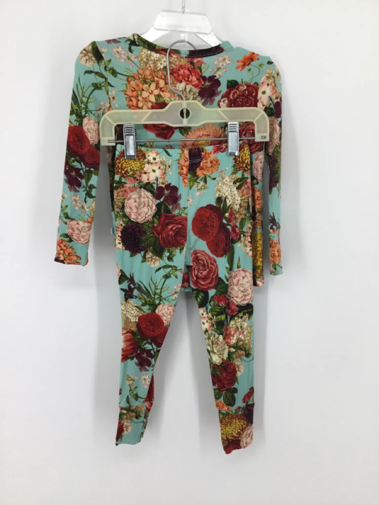 Posh Peanut Child Size 2 Multi-Color Pajamas - girls - Image 2