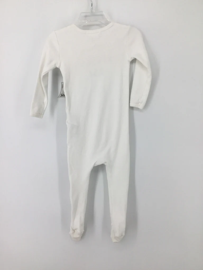 Pottery Barn Kids Child Size 18-24 Months White Sleepers - Image 2