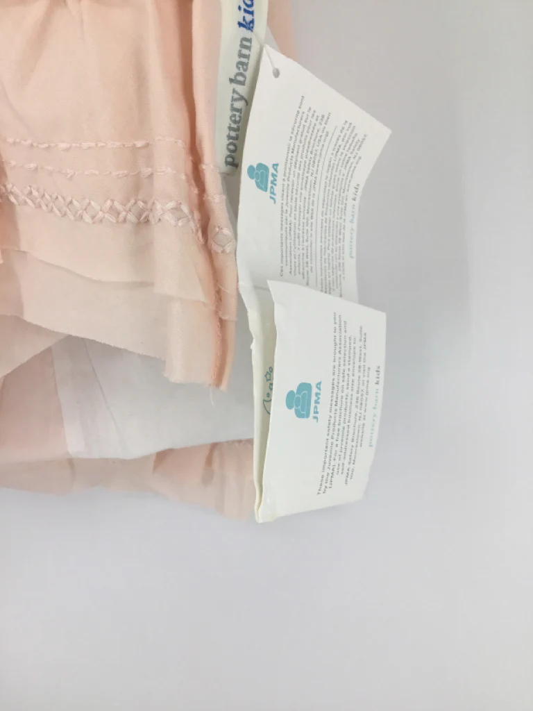 Pottery Barn Kids Pink Crib Skirt - Image 2
