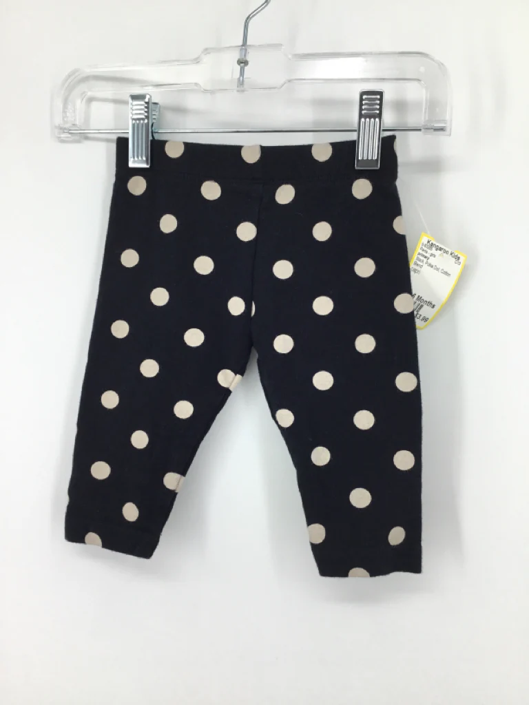 primary Child Size 3-6 Months Black Pants - girls