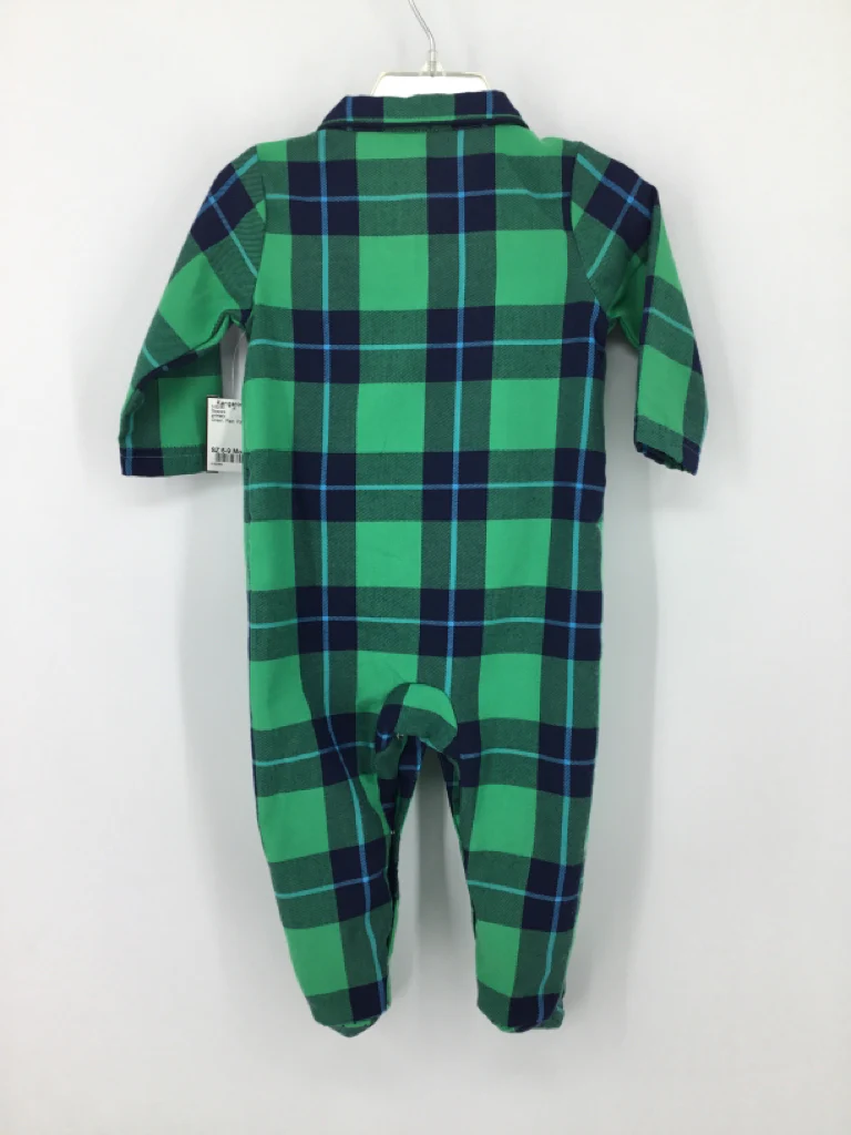 primary Child Size 6-9 Months Green Sleepers - Image 2