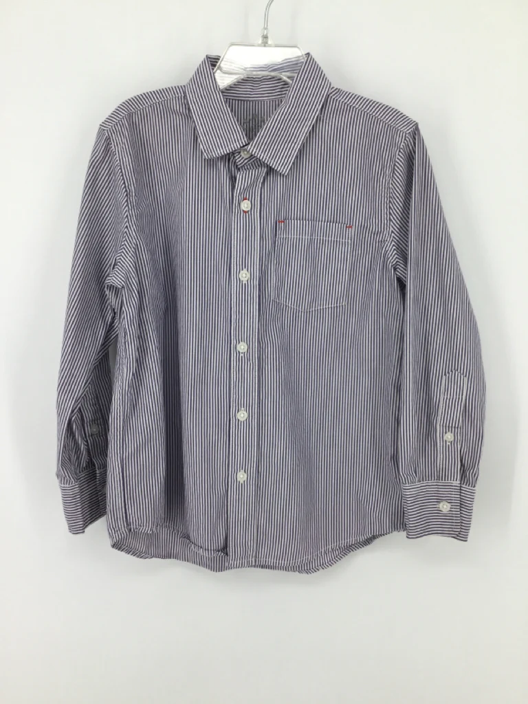 primary Child Size 6 Blue Stripe Shirt - boys