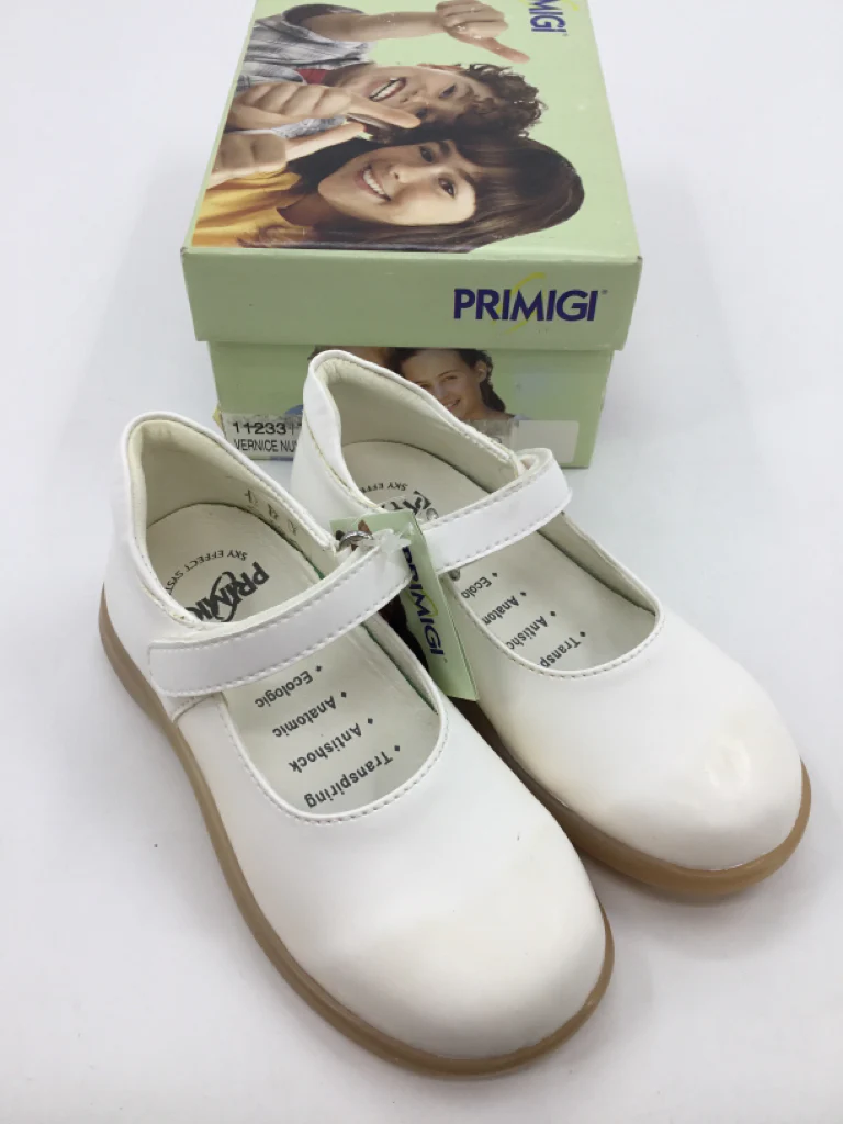 Primigi Child Size 9.5 Toddler White Sneakers - Image 2