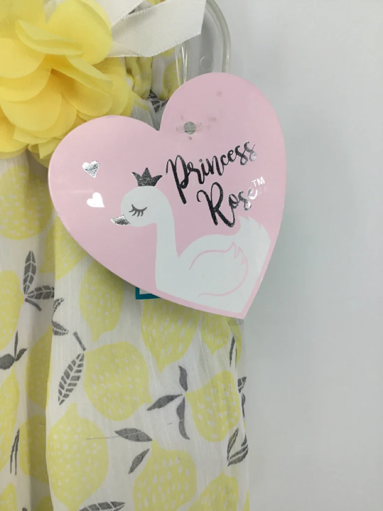 Princess Rose Child Size 12 Months Yellow Dress - girls - Image 2