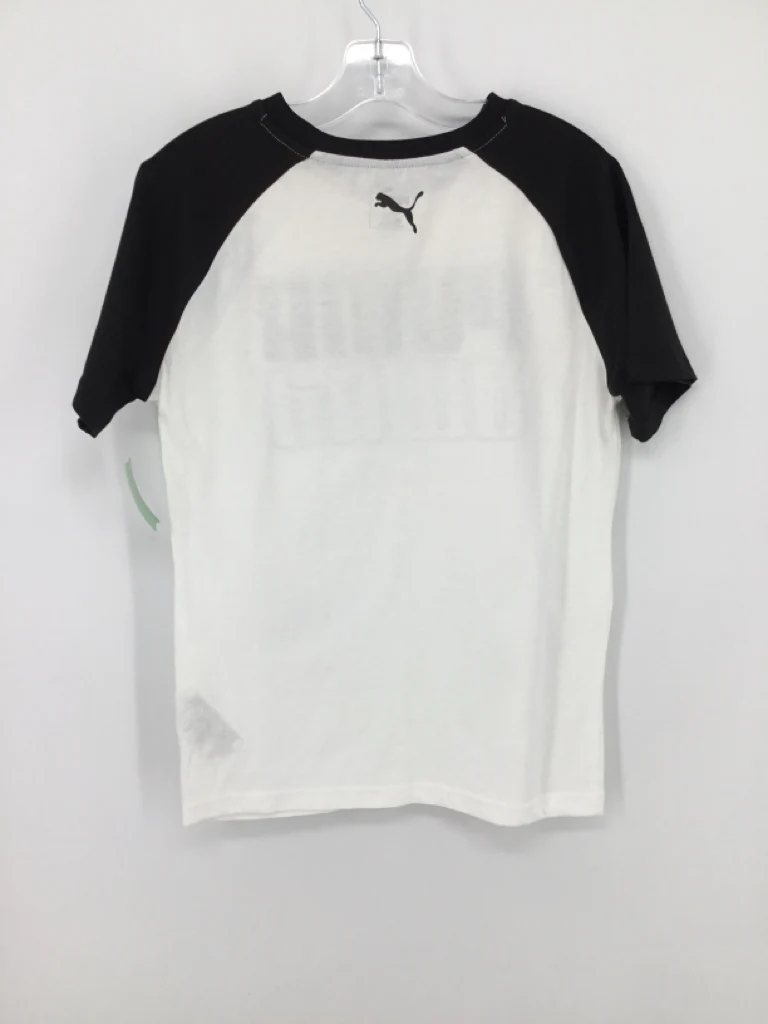 Puma Child Size 10 Black screen printed T-shirt - boys - Image 2