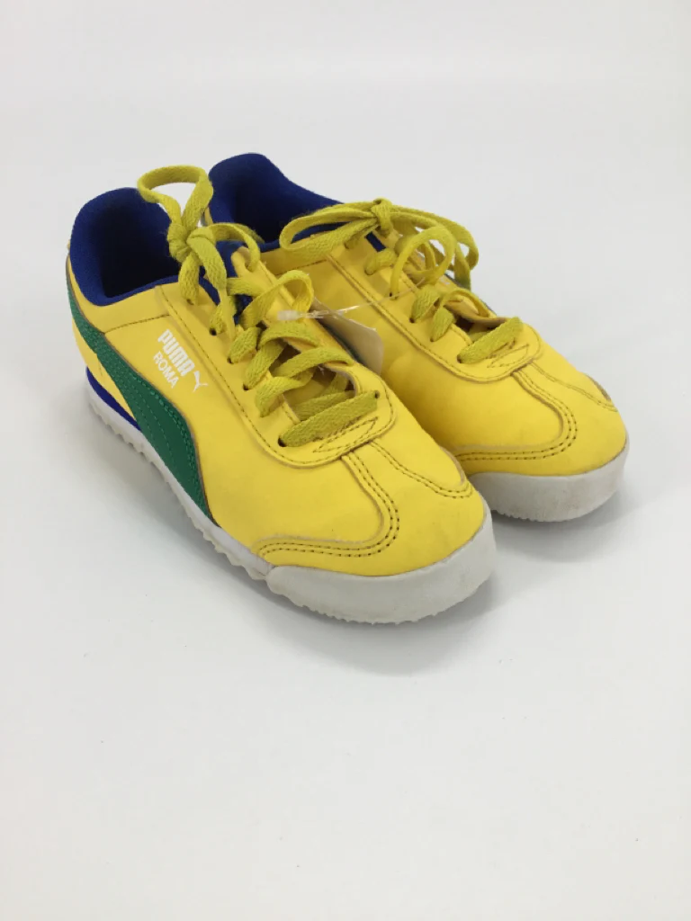 Puma Child Size 13 Yellow Sneakers