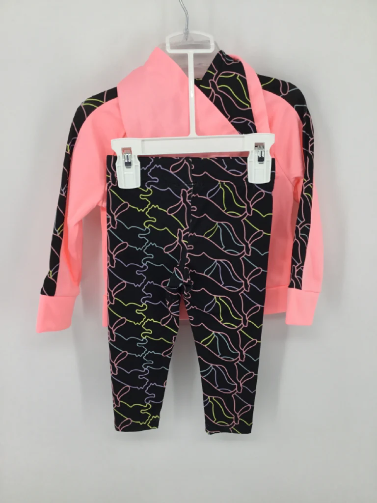 Puma Child Size 18 Months Pink Outfit - girls - Image 2