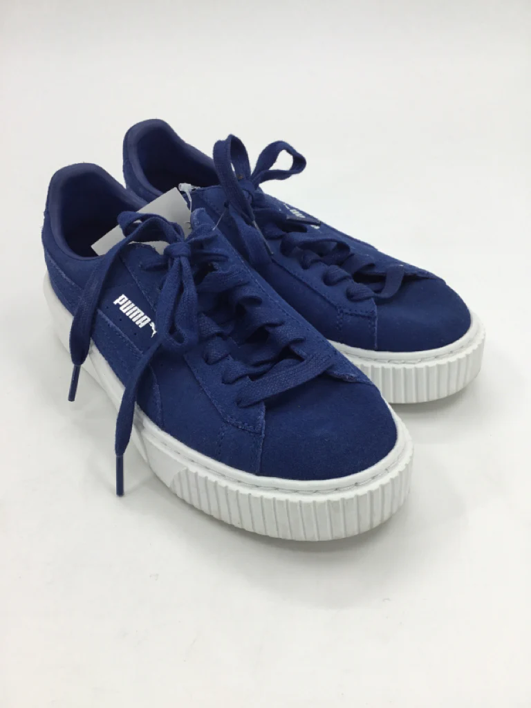 Puma Child Size 6 Youth Blue Sneakers