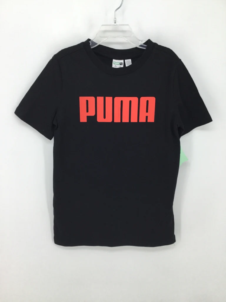 Puma Child Size 7 Black screen printed T-shirt - boys