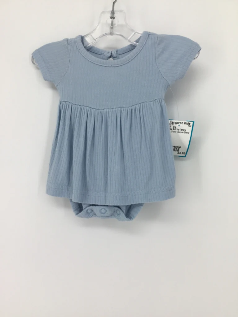 Purley Soft by Carters Child Size Preemie Blue Outfit - girls