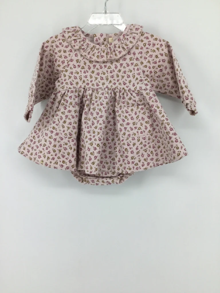 Quincy Mae Child Size 3-6 Months Pink Dress - girls