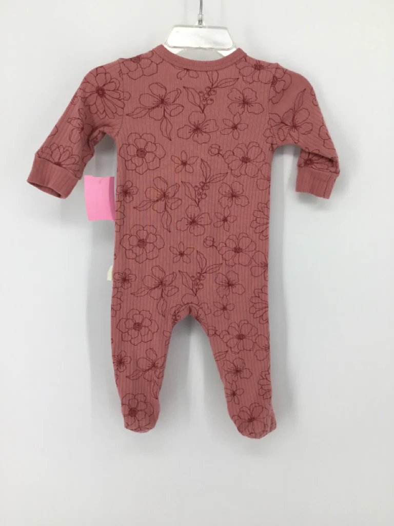 Rabbit + Bear Child Size 3-6 Months Pink Sleepers - Image 2