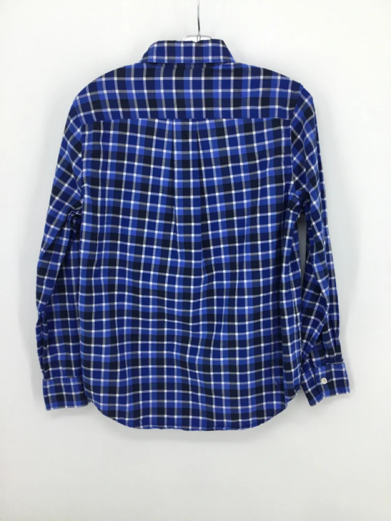 Ralph Lauren Child Size 10 Blue Checkered Shirt - boys - Image 2