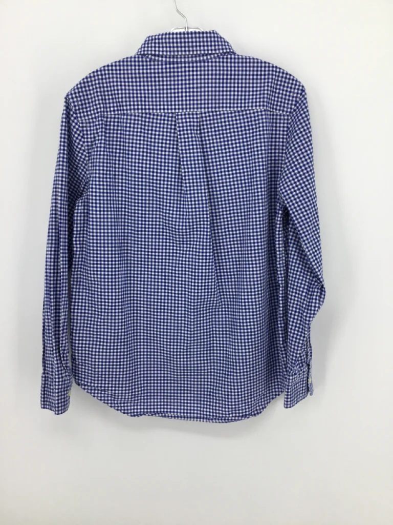 Ralph Lauren Child Size 10 Blue Gingham Shirt - boys - Image 2