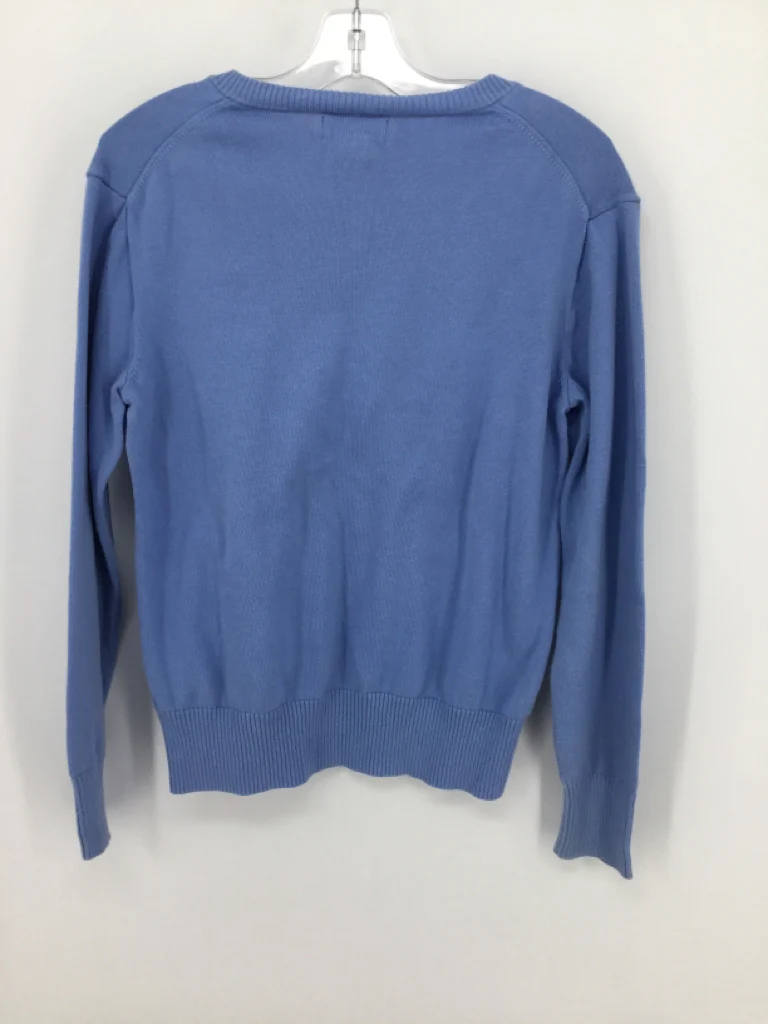 Ralph Lauren Child Size 10 Blue Solid Sweater - boys - Image 2