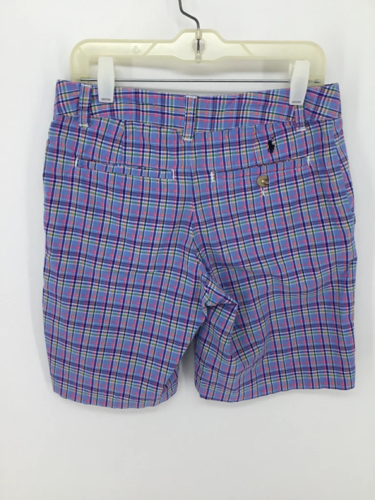 Ralph Lauren Child Size 12 Blue Plaid Shorts - boys - Image 2