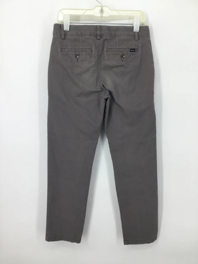 Ralph Lauren Child Size 12 Gray Solid Pants - boys - Image 2
