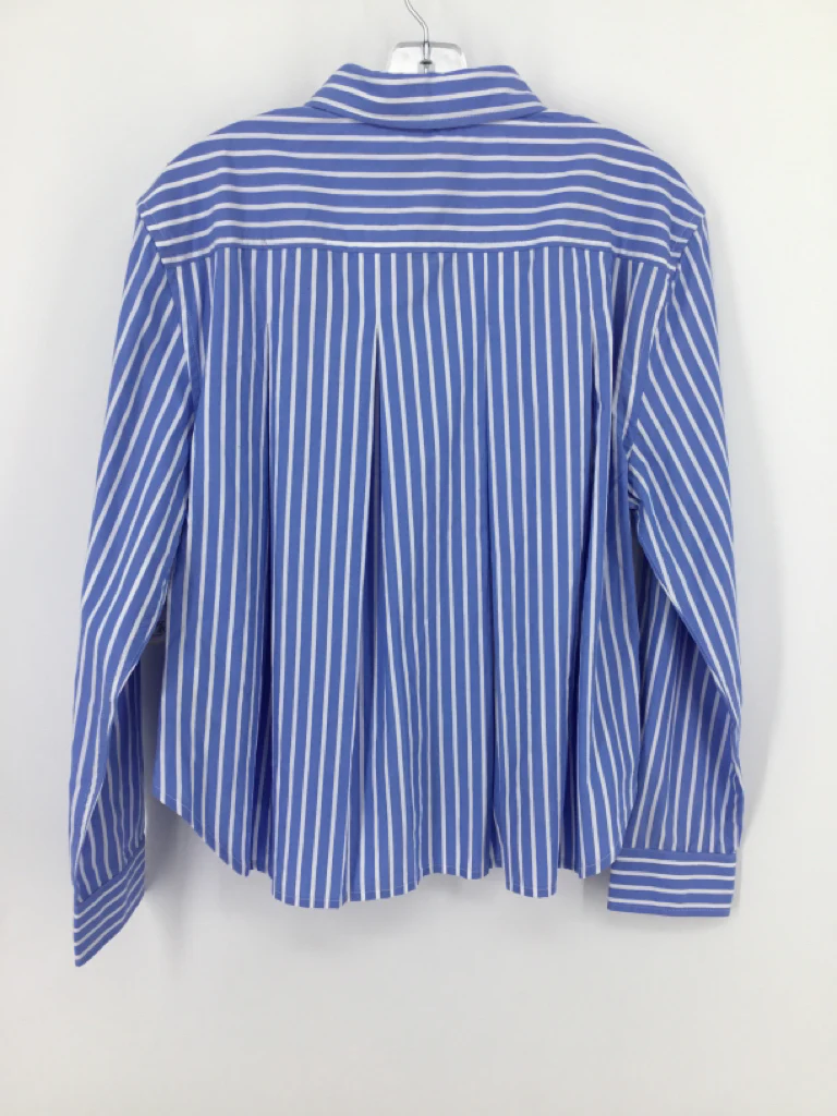 Ralph Lauren Child Size 12 Blue Stripe Shirt - boys - Image 3