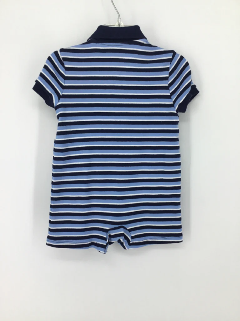 Ralph Lauren Child Size 12 Months Blue Stripe Outfit - boys - Image 2