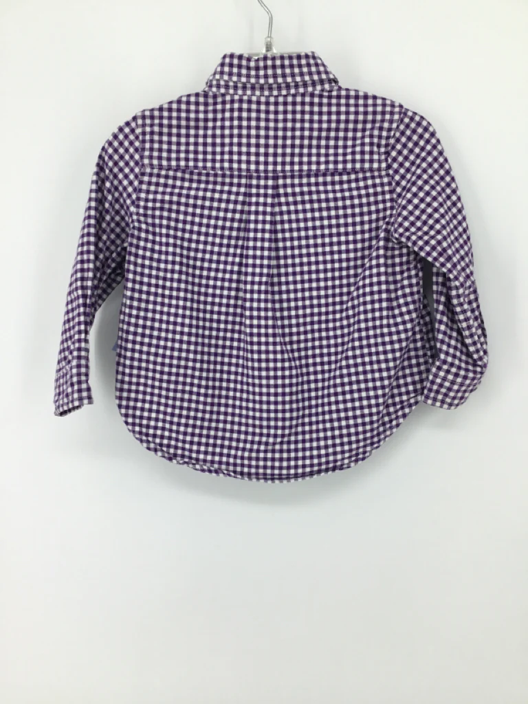 Ralph Lauren Child Size 18 Months Purple Gingham Shirt - boys - Image 2