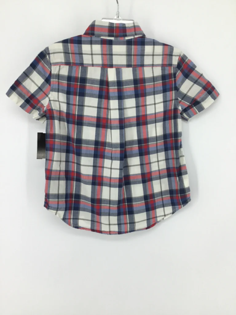 Ralph Lauren Child Size 3 Blue Plaid Shirt - boys - Image 2
