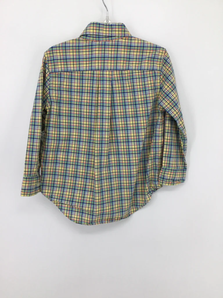 Ralph Lauren Child Size 3 Yellow Plaid Shirt - boys - Image 2