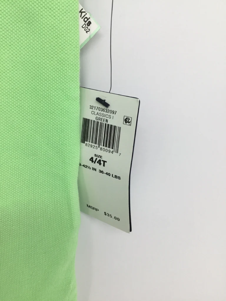Ralph Lauren Child Size 4 Green Solid Shirt - boys - Image 2