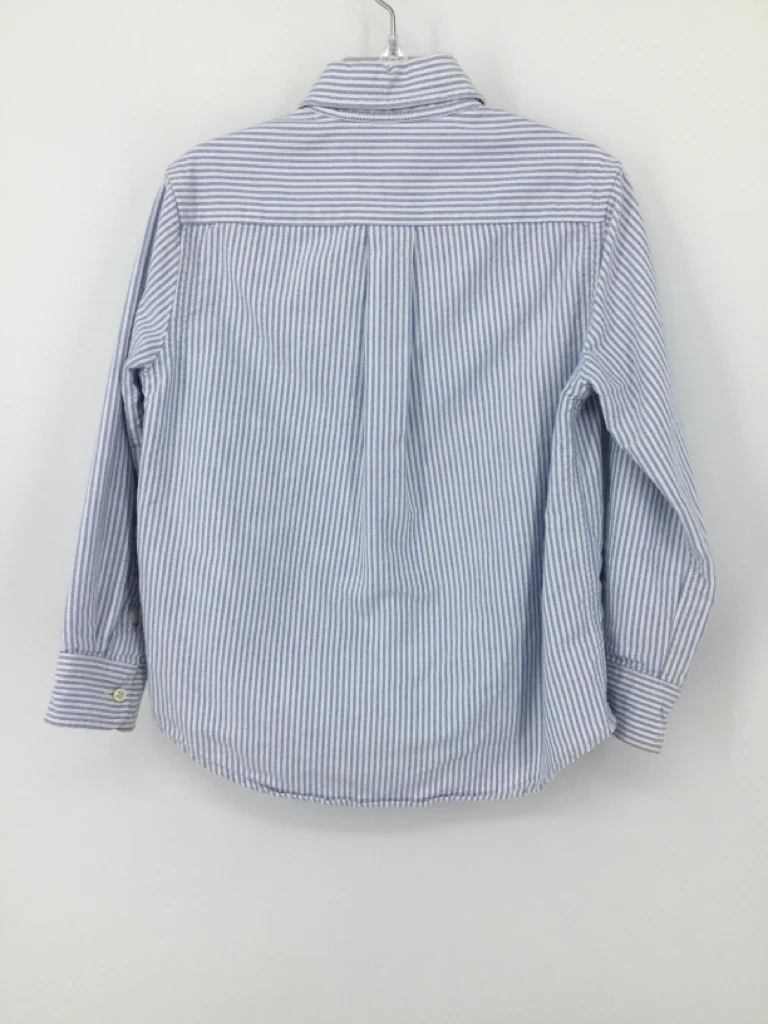 Ralph Lauren Child Size 5 Blue Stripe Shirt - boys - Image 2