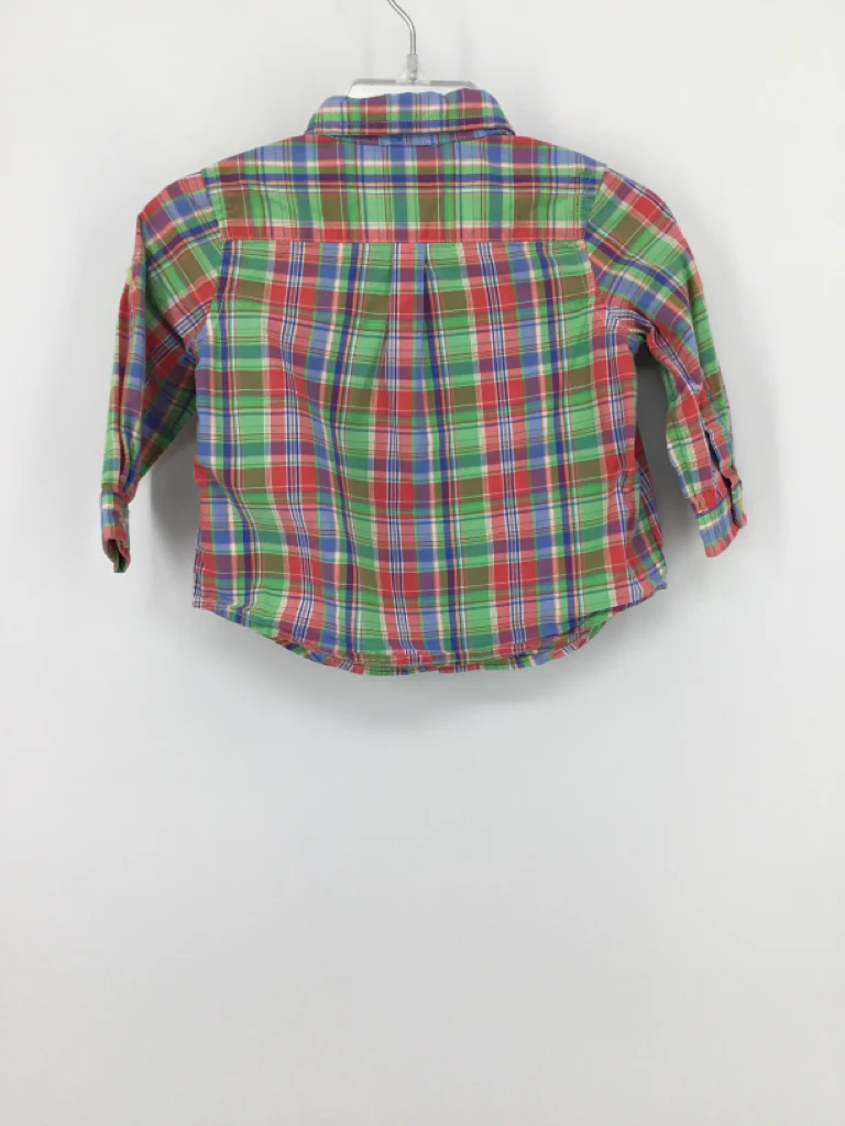 Ralph Lauren Child Size 6 Months Multi-Color Plaid Shirt - boys - Image 2