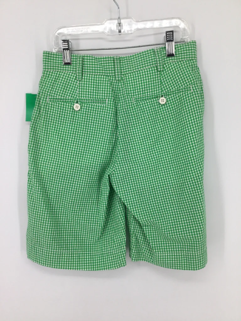 Ralph Lauren Child Size 8 Green Gingham Shorts - boys - Image 2