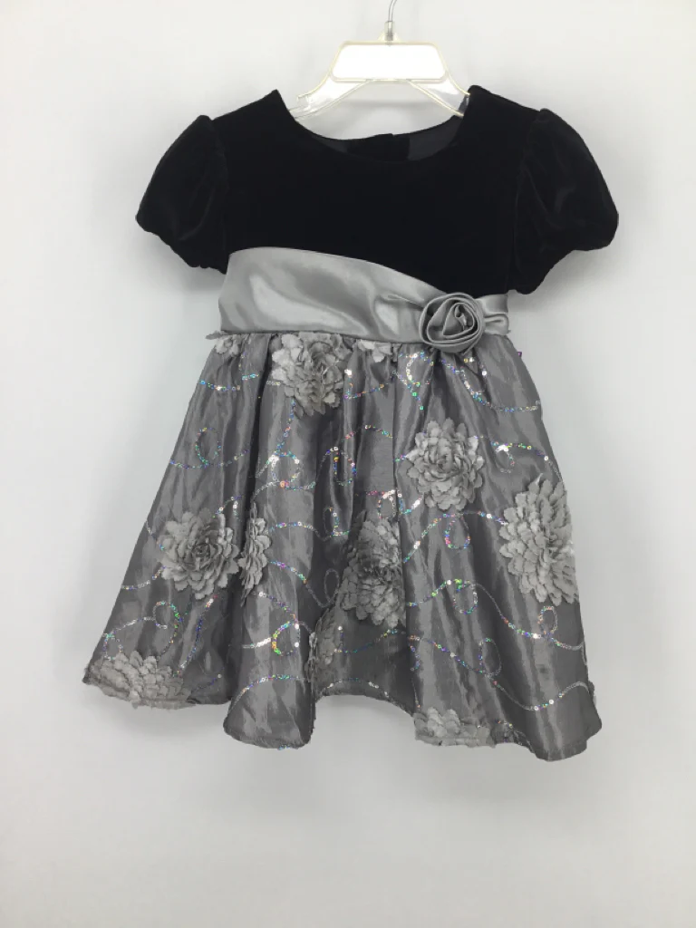 Rare Editions Child Size 24 Months Black Dress - girls