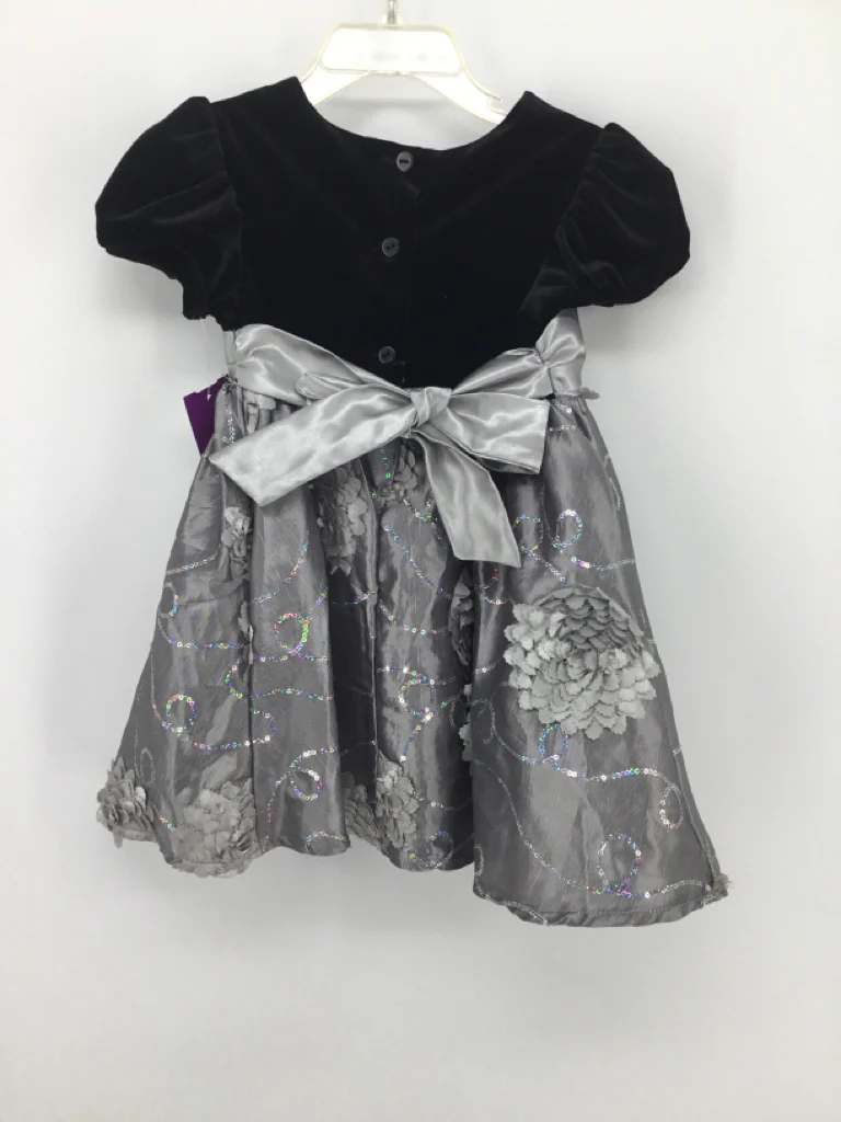 Rare Editions Child Size 24 Months Black Dress - girls - Image 2