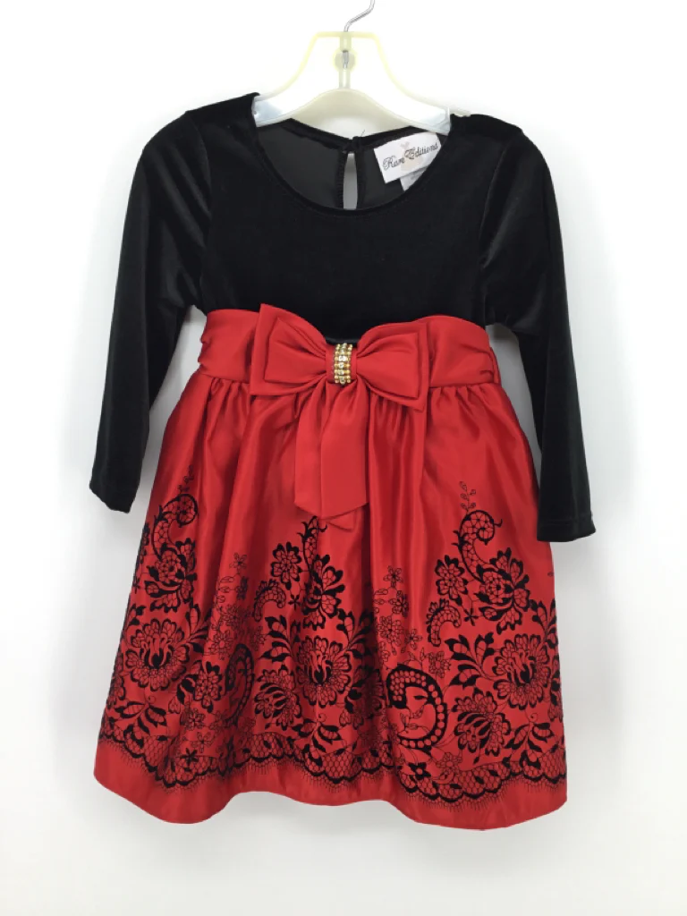Rare Editions Child Size 3 Red Dress - girls