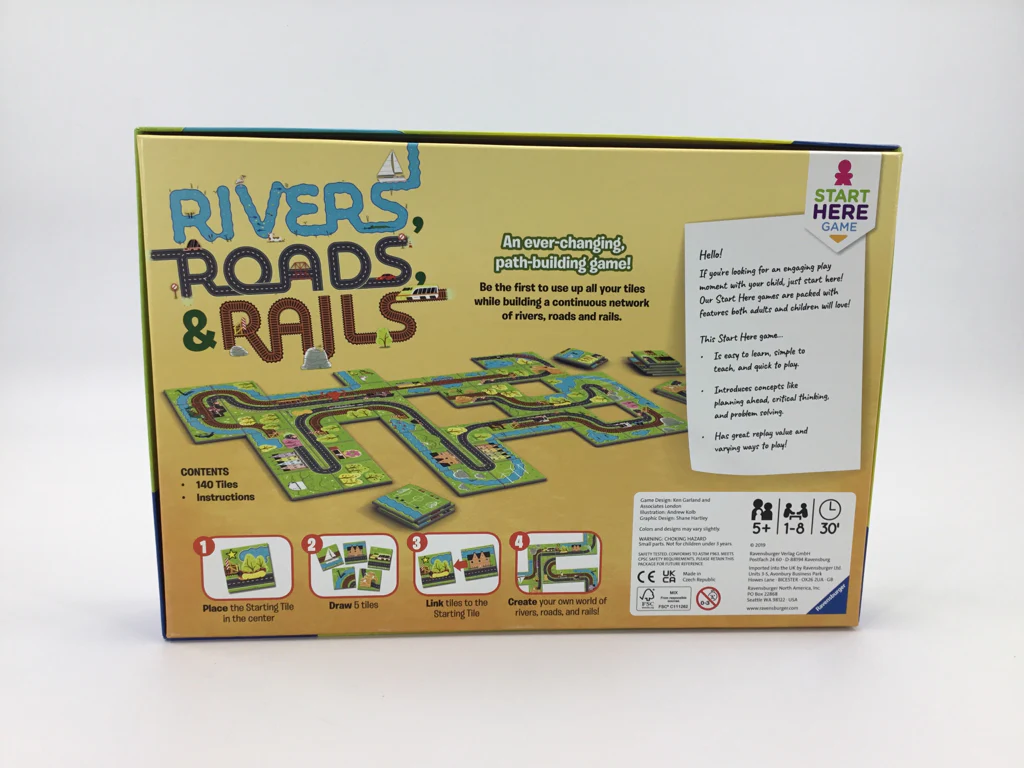Ravensburger River, Roads, & Rails Game - Image 2